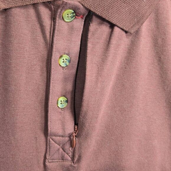 SCOTTeVEST Polo Shirt Mens Medium TEC Technology Pocket Travel pick Pocker Proof - Picture 3 of 13